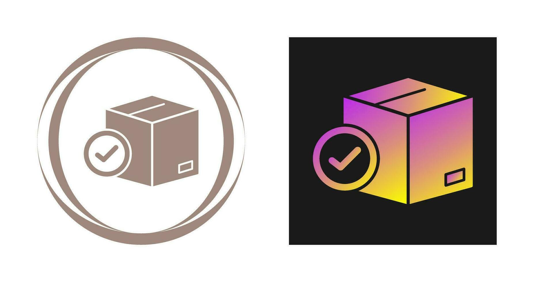 Package Delivered Vector Icon