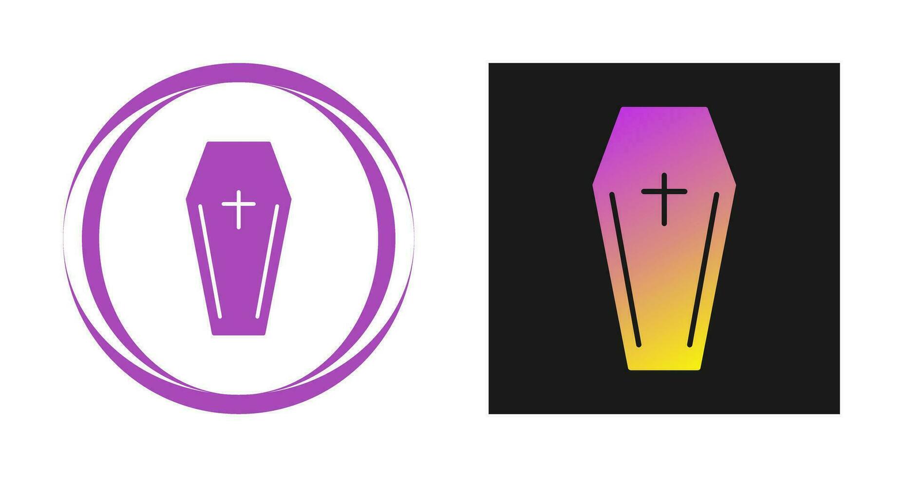 Coffin Vector Icon