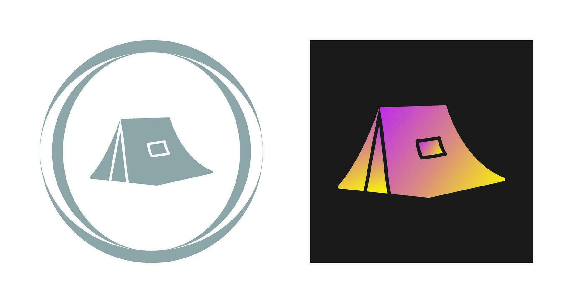 Tent Vector Icon