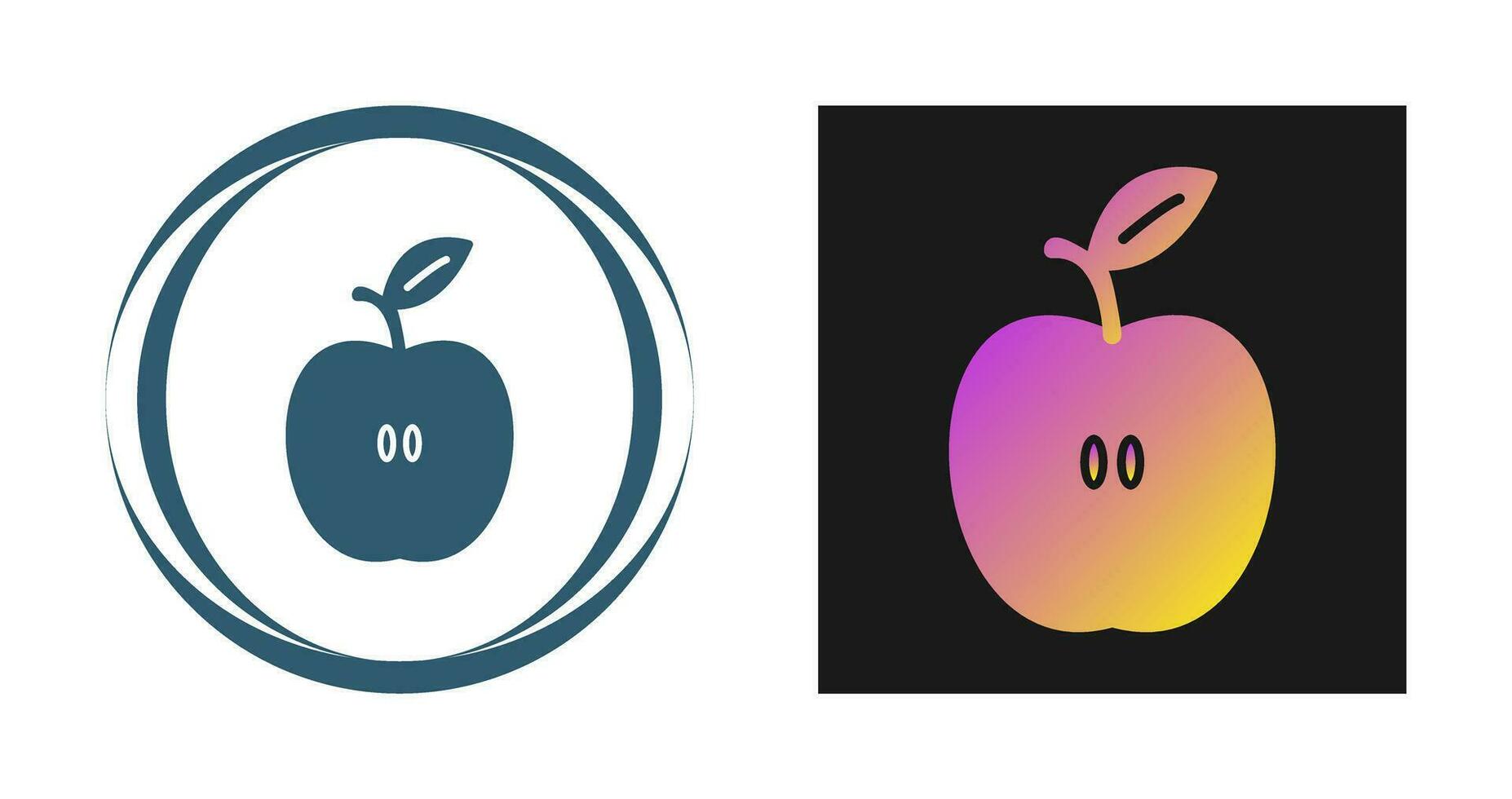 icono de vector de manzana