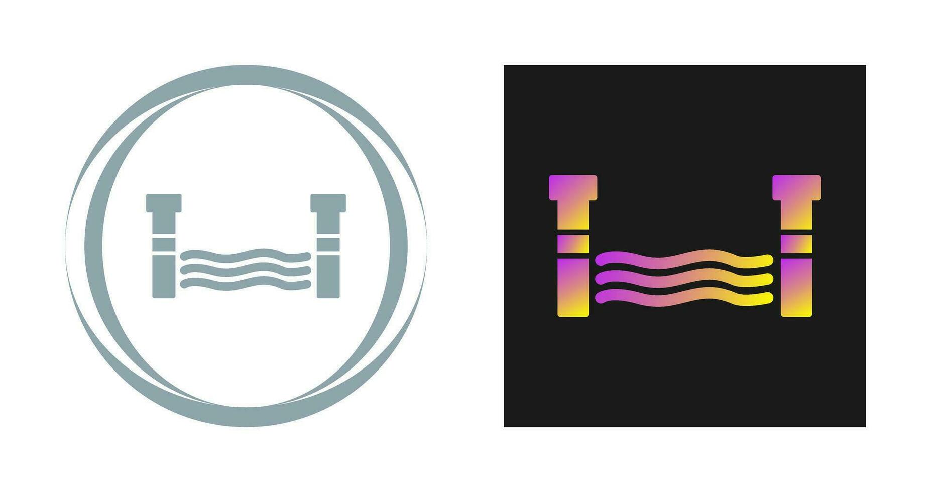 Water Dam Vector Icon