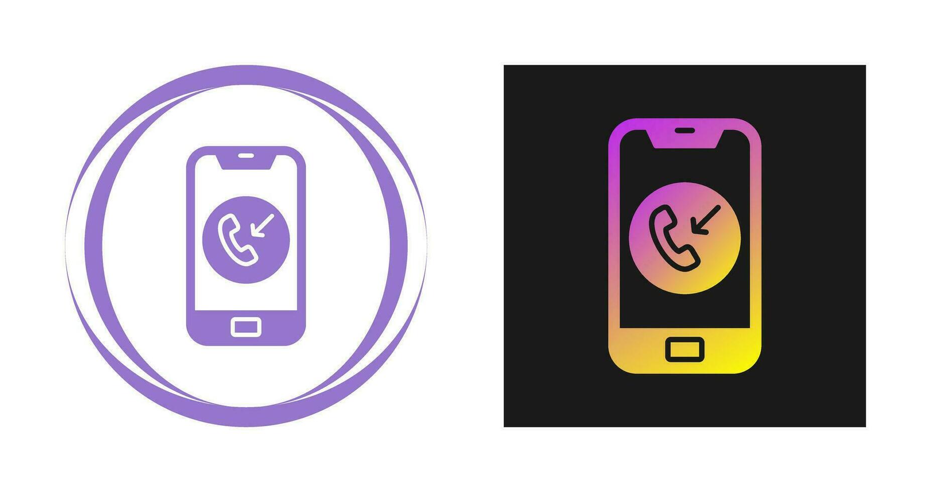 Incoming Call Vector Icon