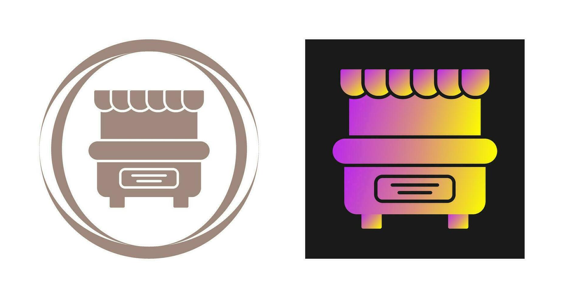 Food Stall Vector Icon