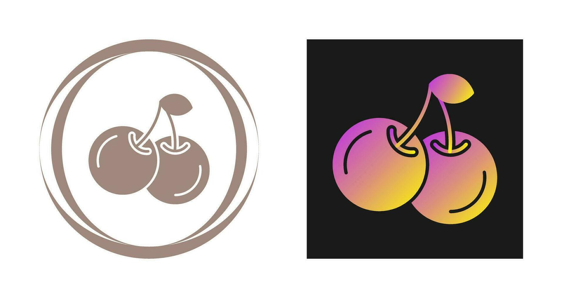 Cherry Vector Icon