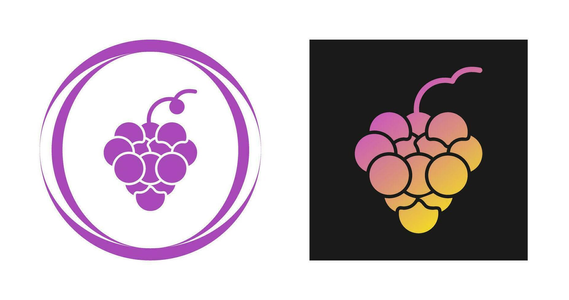 Grapes Vector Icon