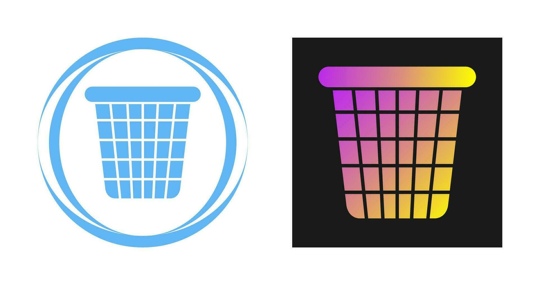Trash Bin Vector Icon