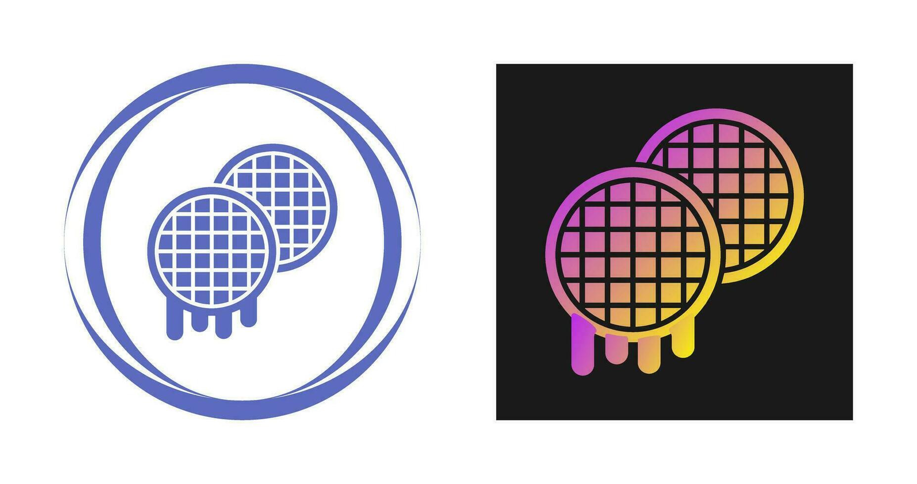 Waffle Vector Icon
