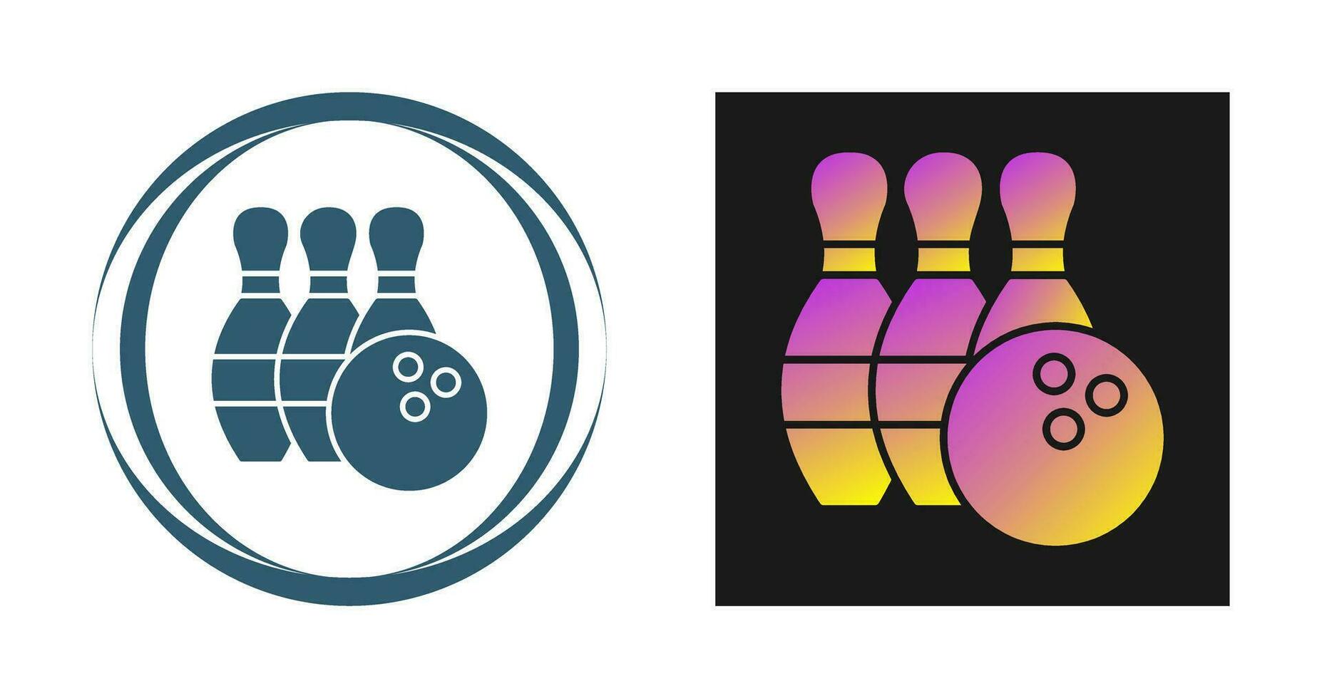 Bowling Vector Icon
