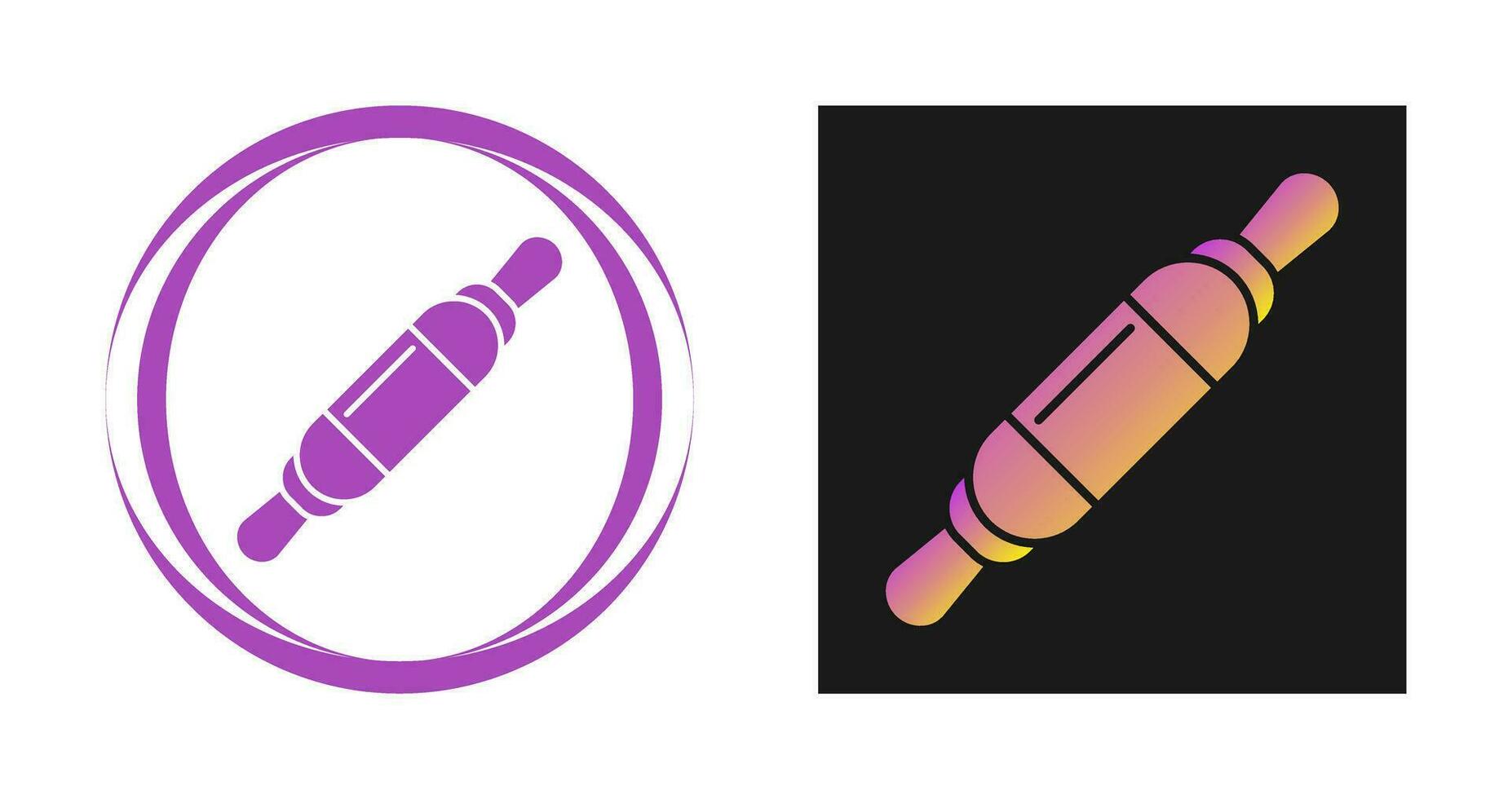 Rolling Pin Vector Icon