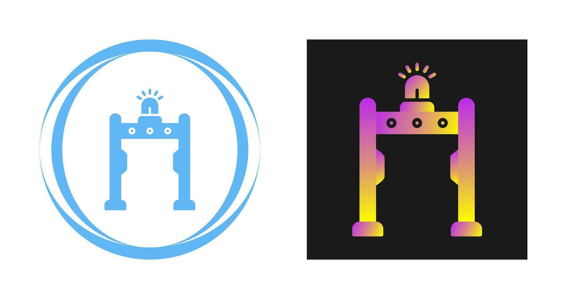 Metal Detector Vector Icon