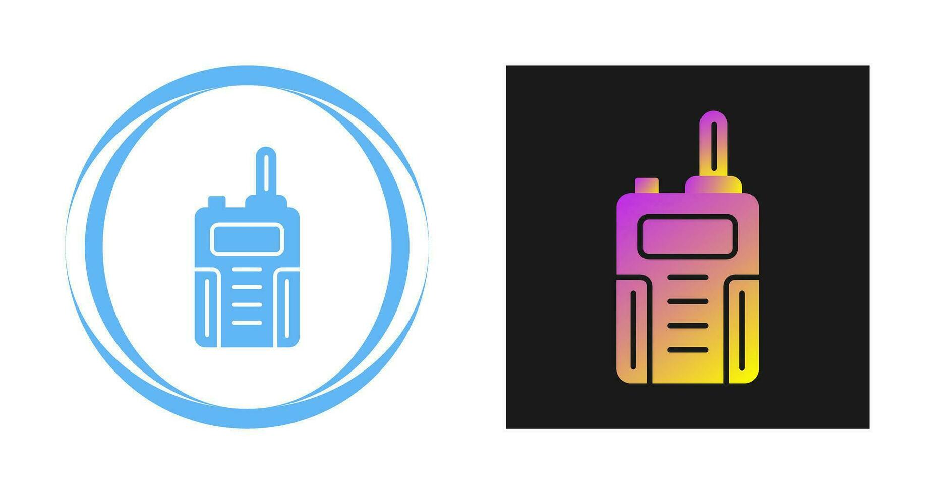 Walkie Talkie Vector Icon