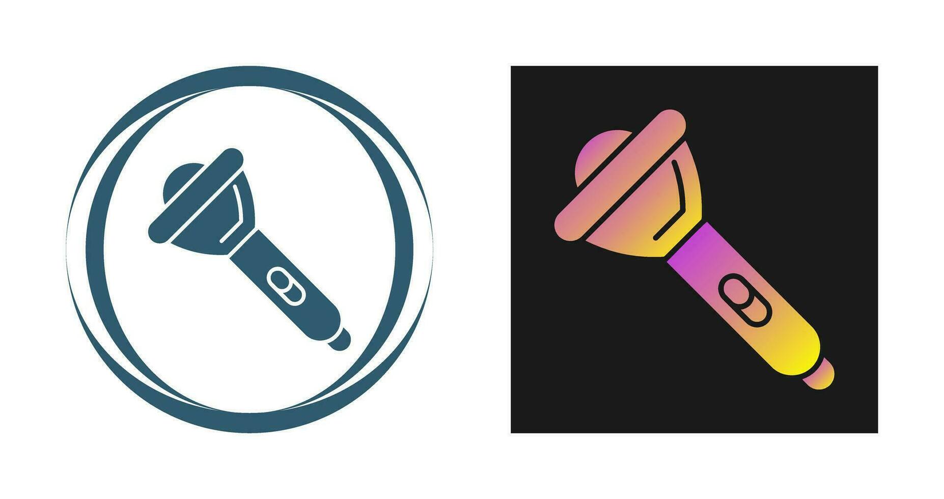 Flashlight Vector Icon