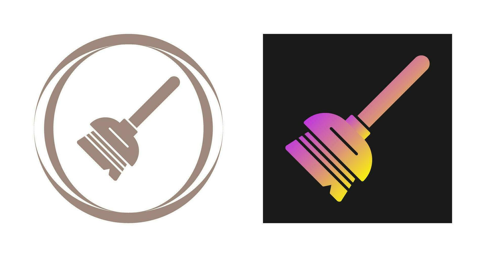 Broom Vector Icon