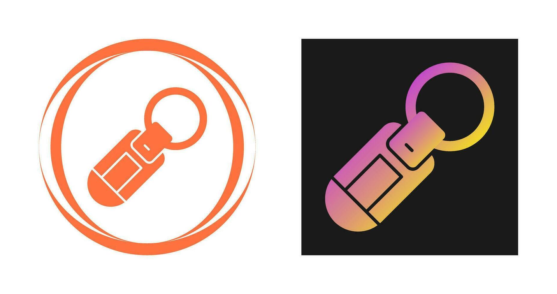 Keychain Vector Icon