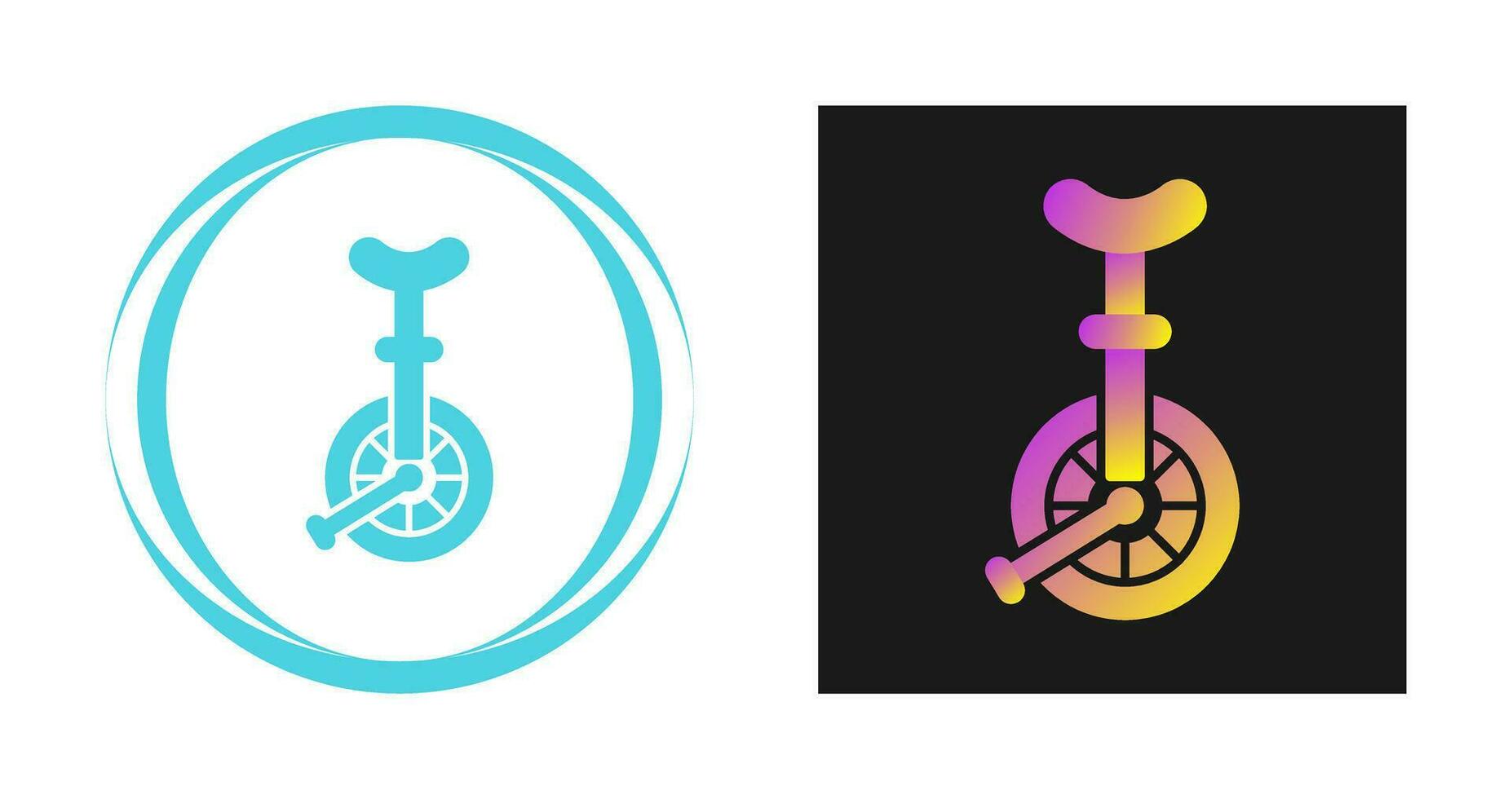 Unicycle Vector Icon