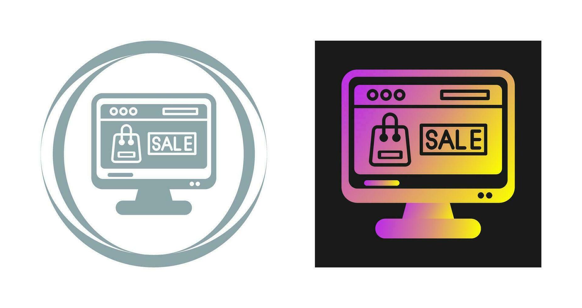 Online Sale Vector Icon