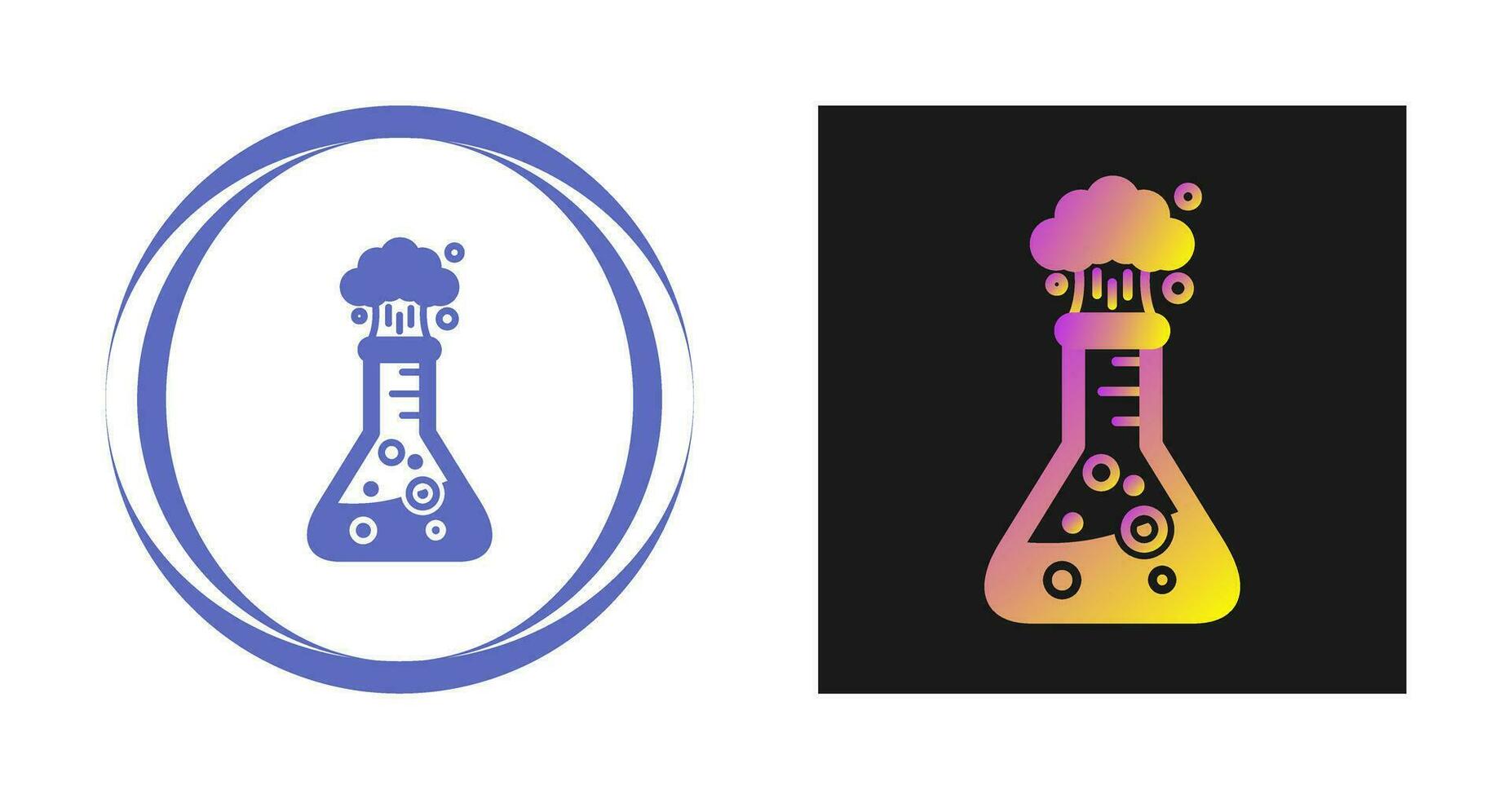 Lab Explosion Vector Icon