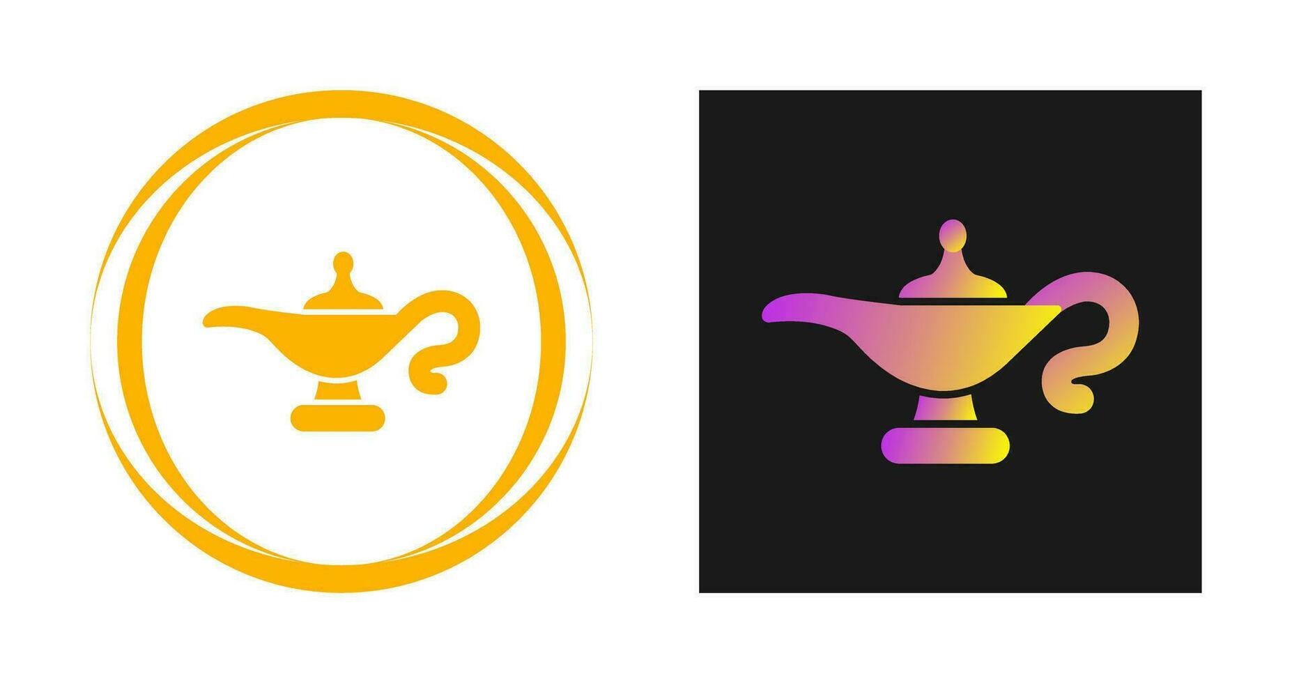 Genie Lamp Vector Icon