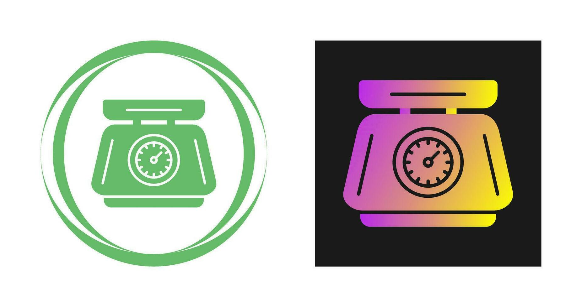 Weight Scale Vector Icon