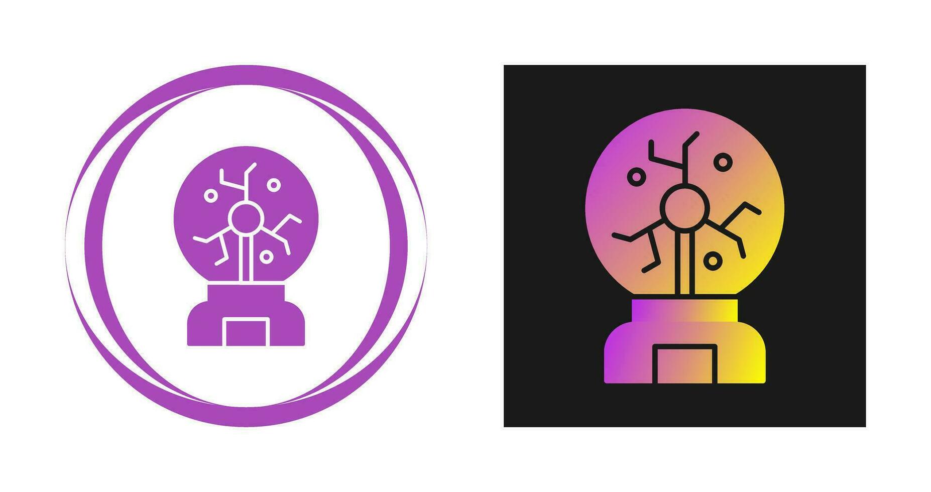 Plasma Ball Vector Icon