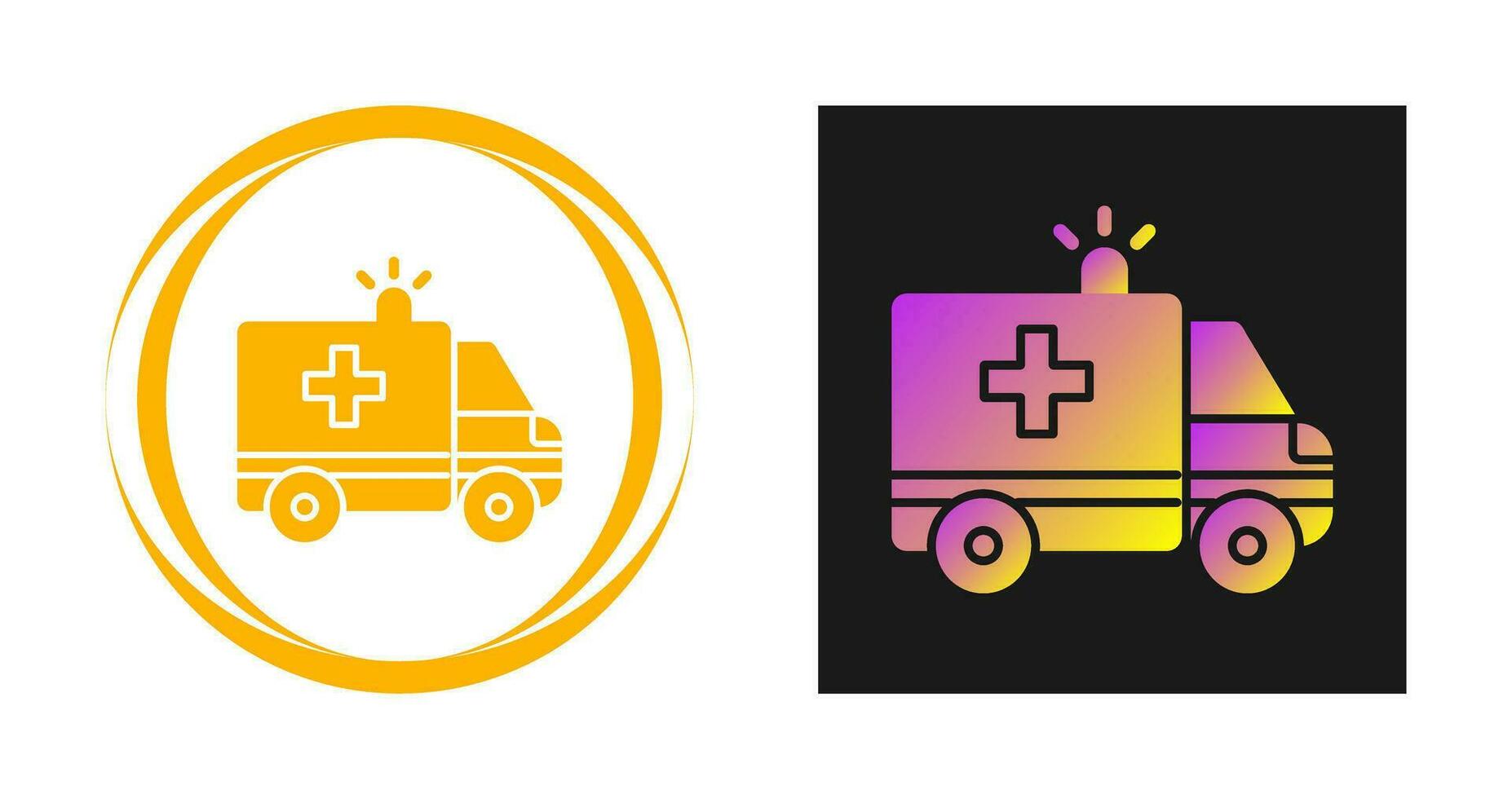 Ambulance Vector Icon