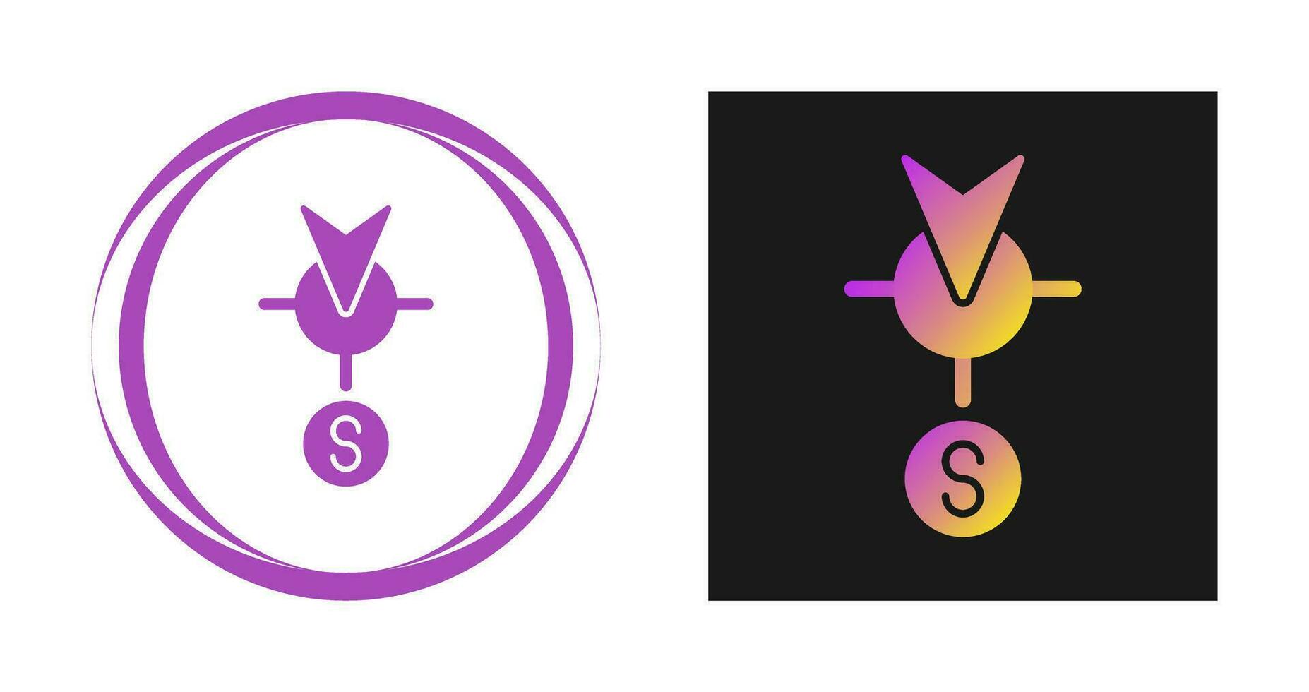 South Vector Icon