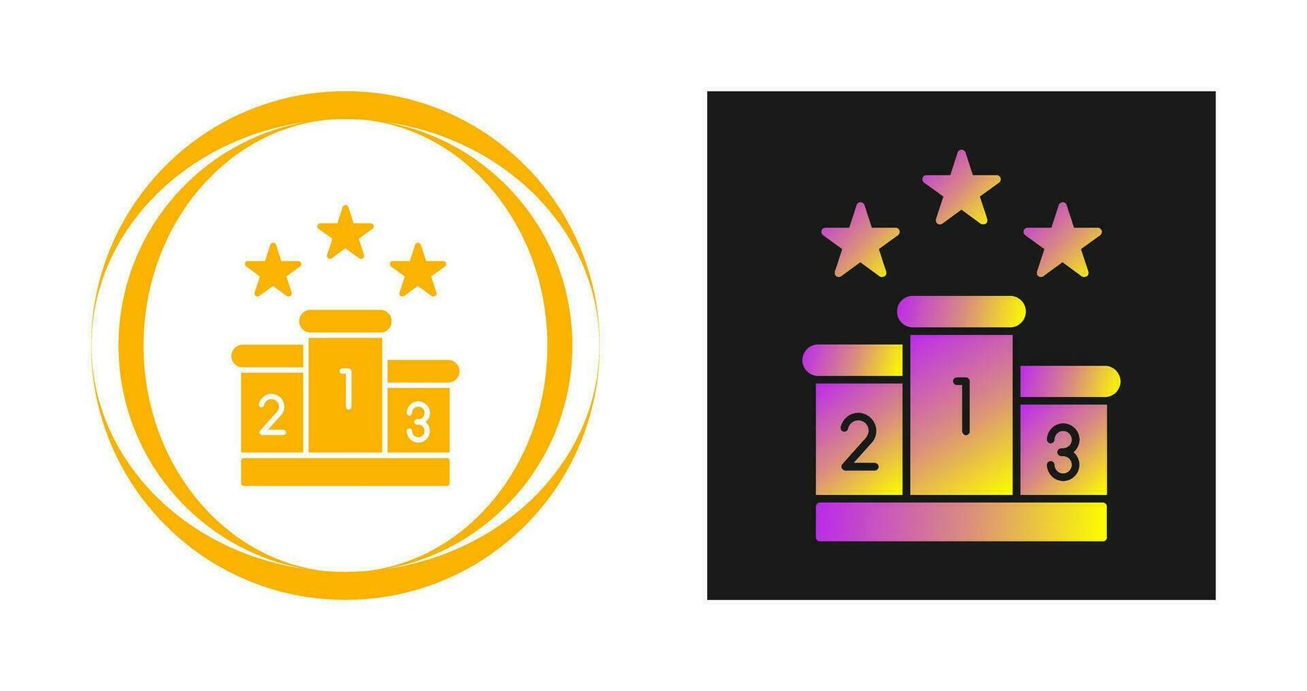 Podium Vector Icon