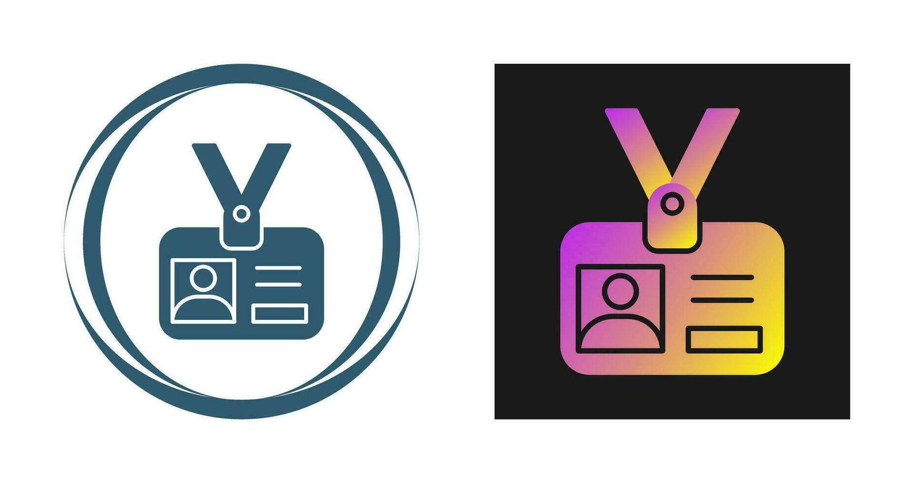 Id Card Vector Icon