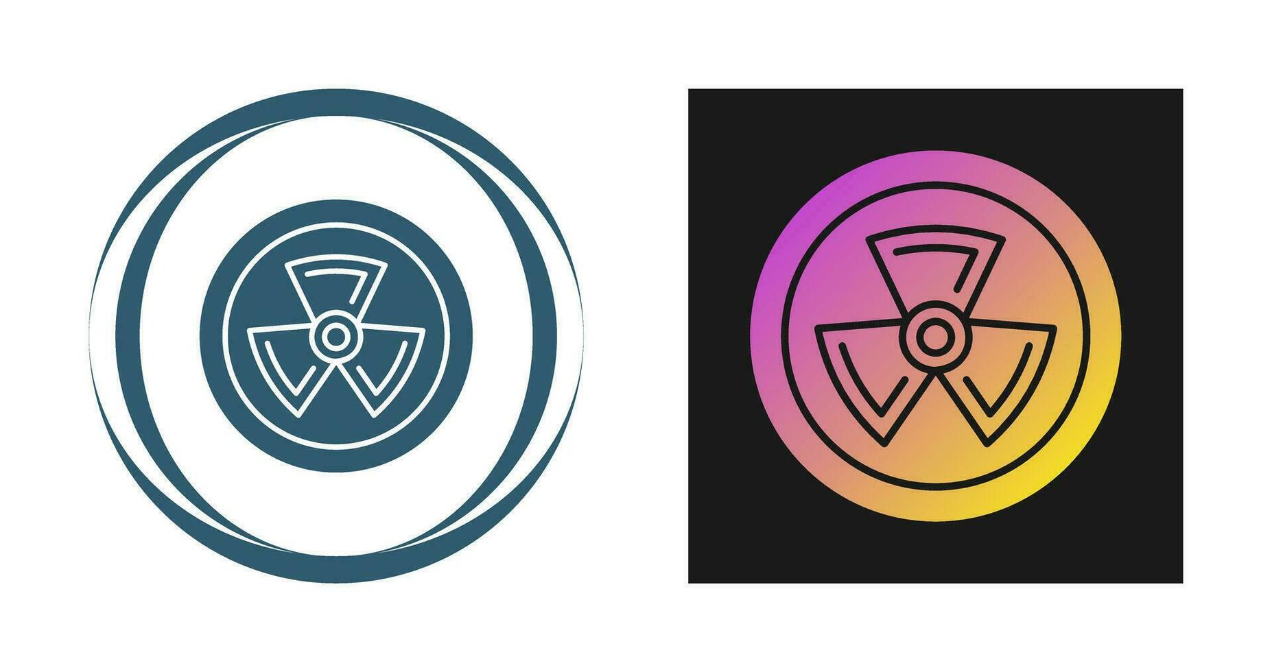 Radiation Vector Icon