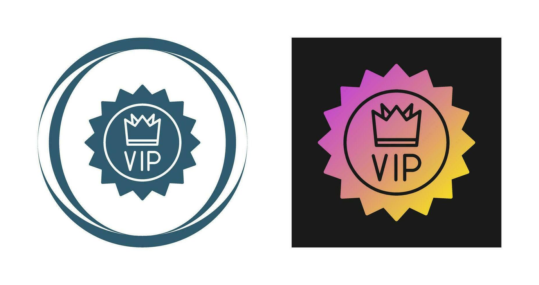 icono de vector vip