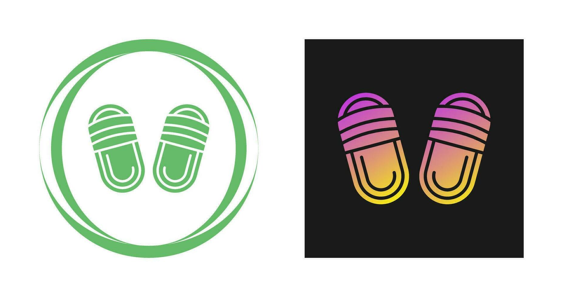 Slippers Vector Icon