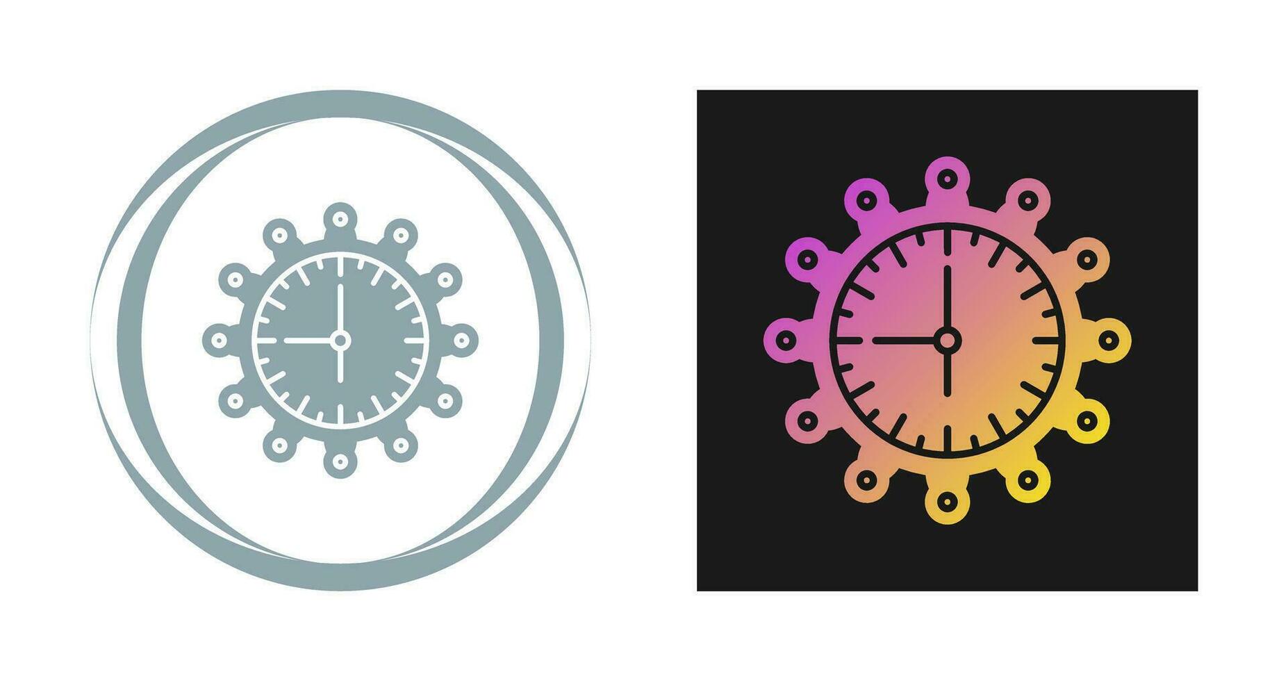 Clock Vector Icon