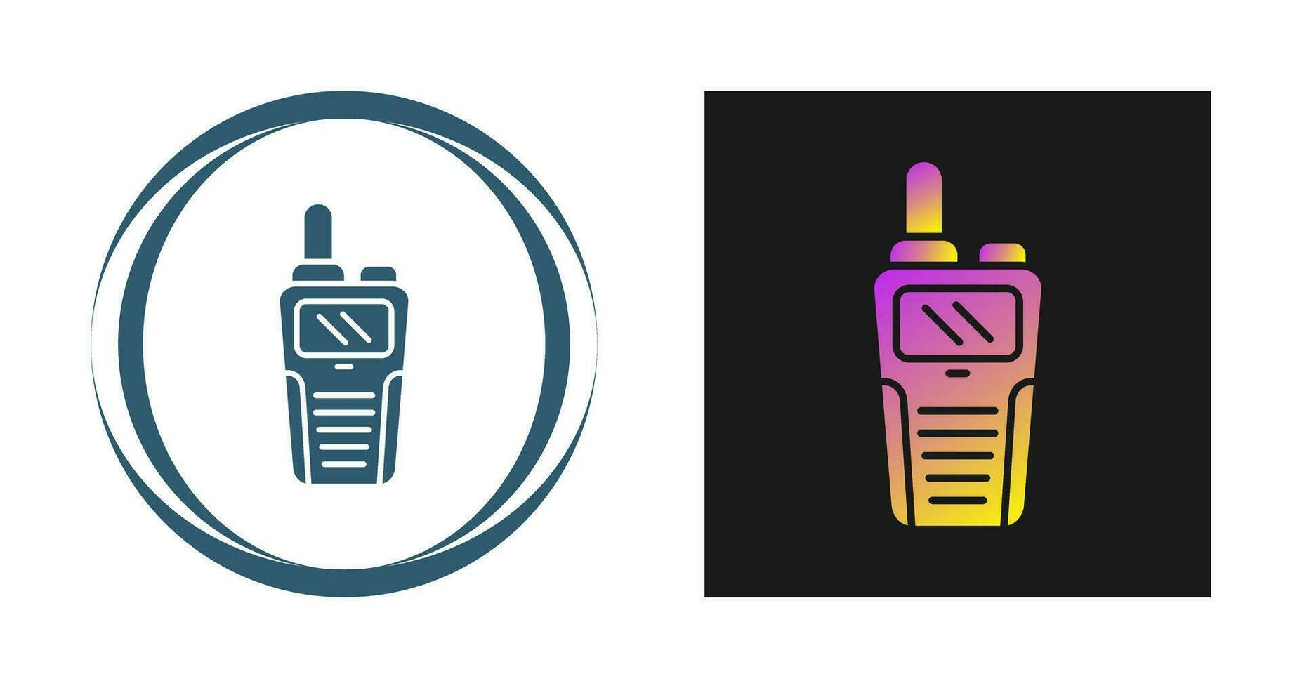 Walkie Talkie Vector Icon