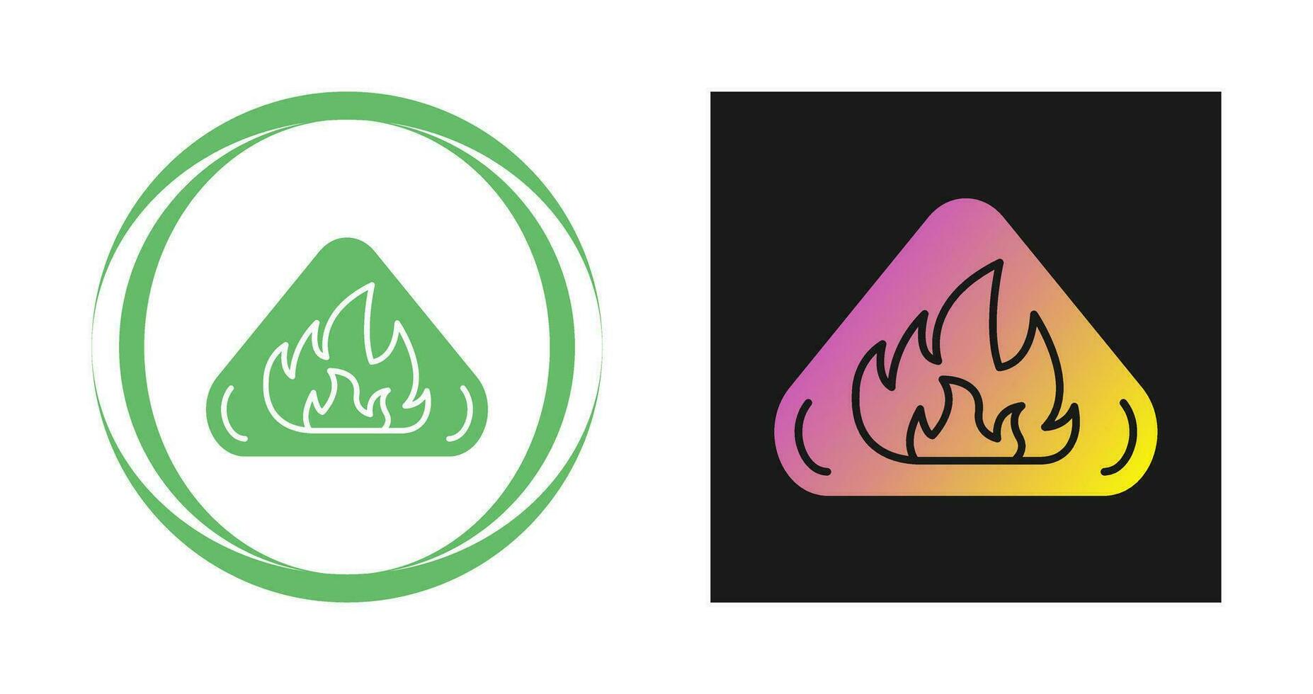 Fire Danger Vector Icon