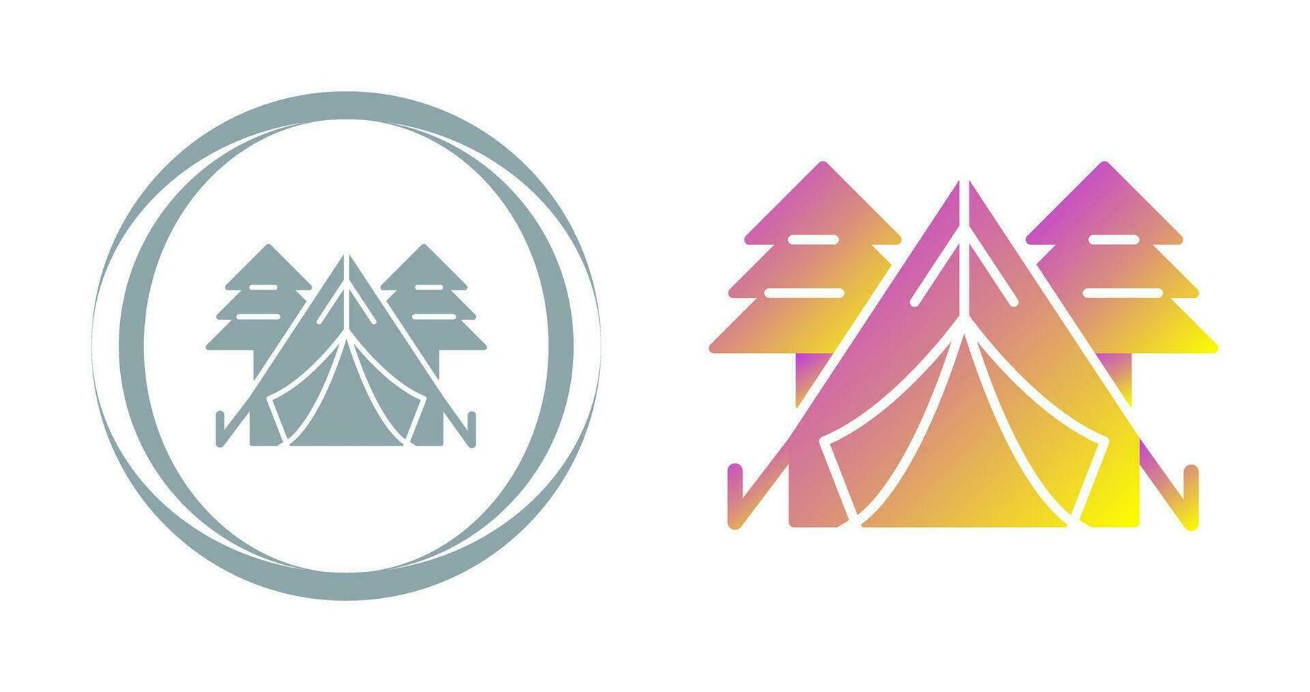 Tent Vector Icon