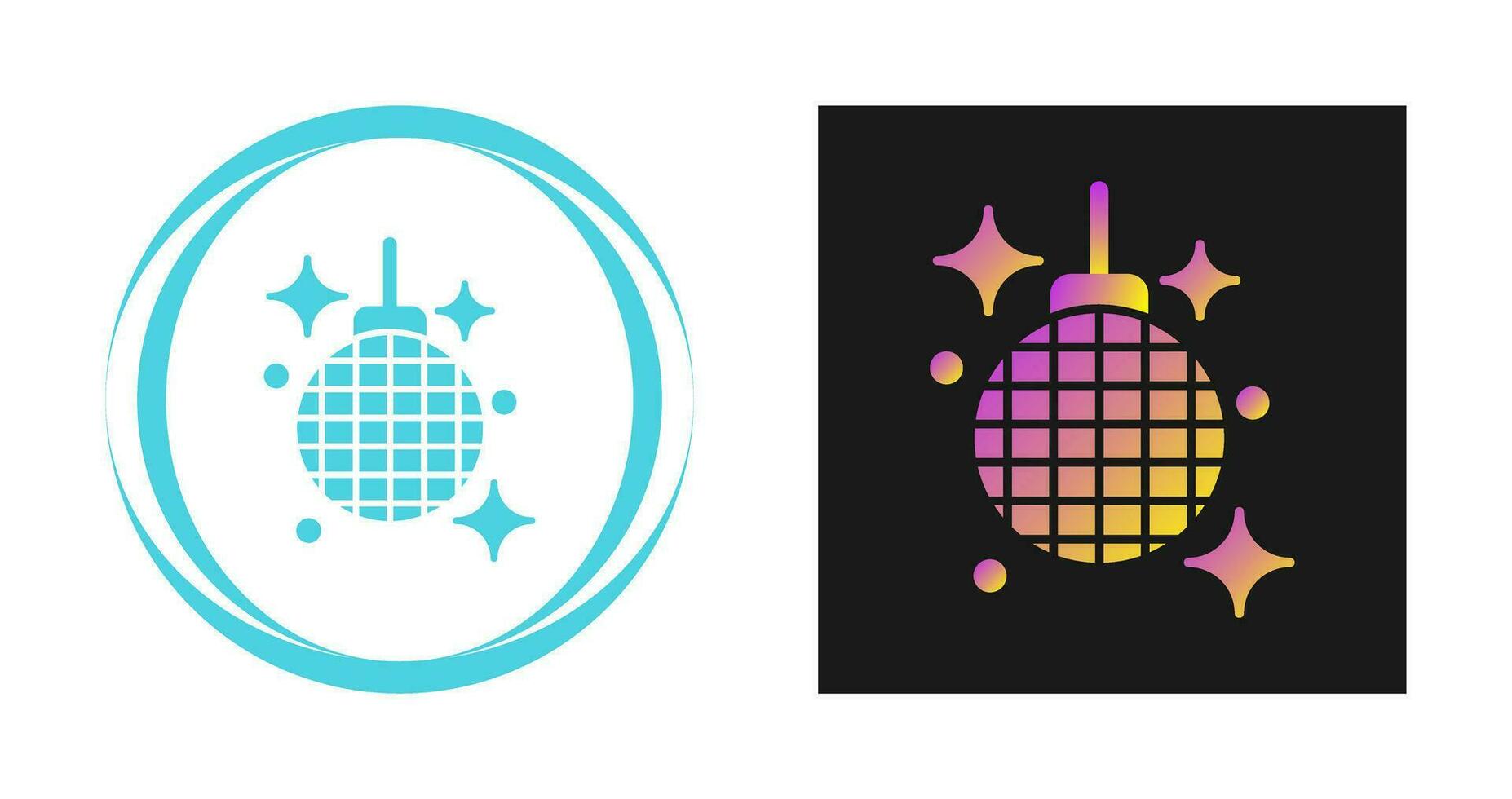 icono de vector de bola de discoteca