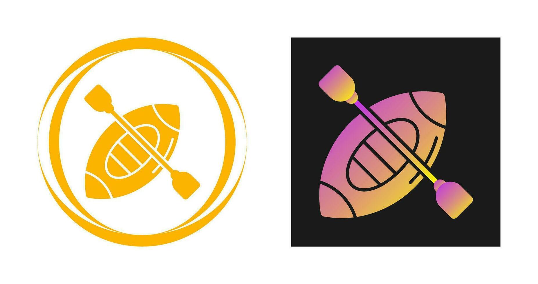 Kayak Vector Icon