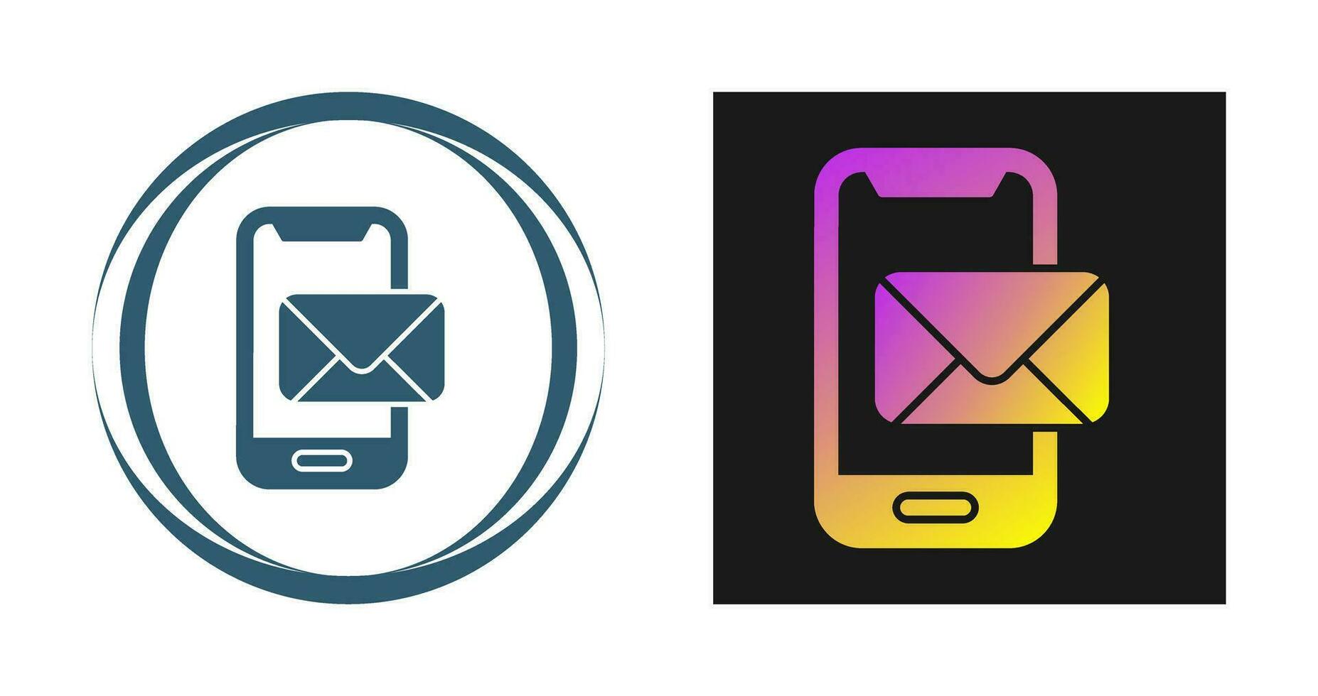 Phone Mail Vector Icon