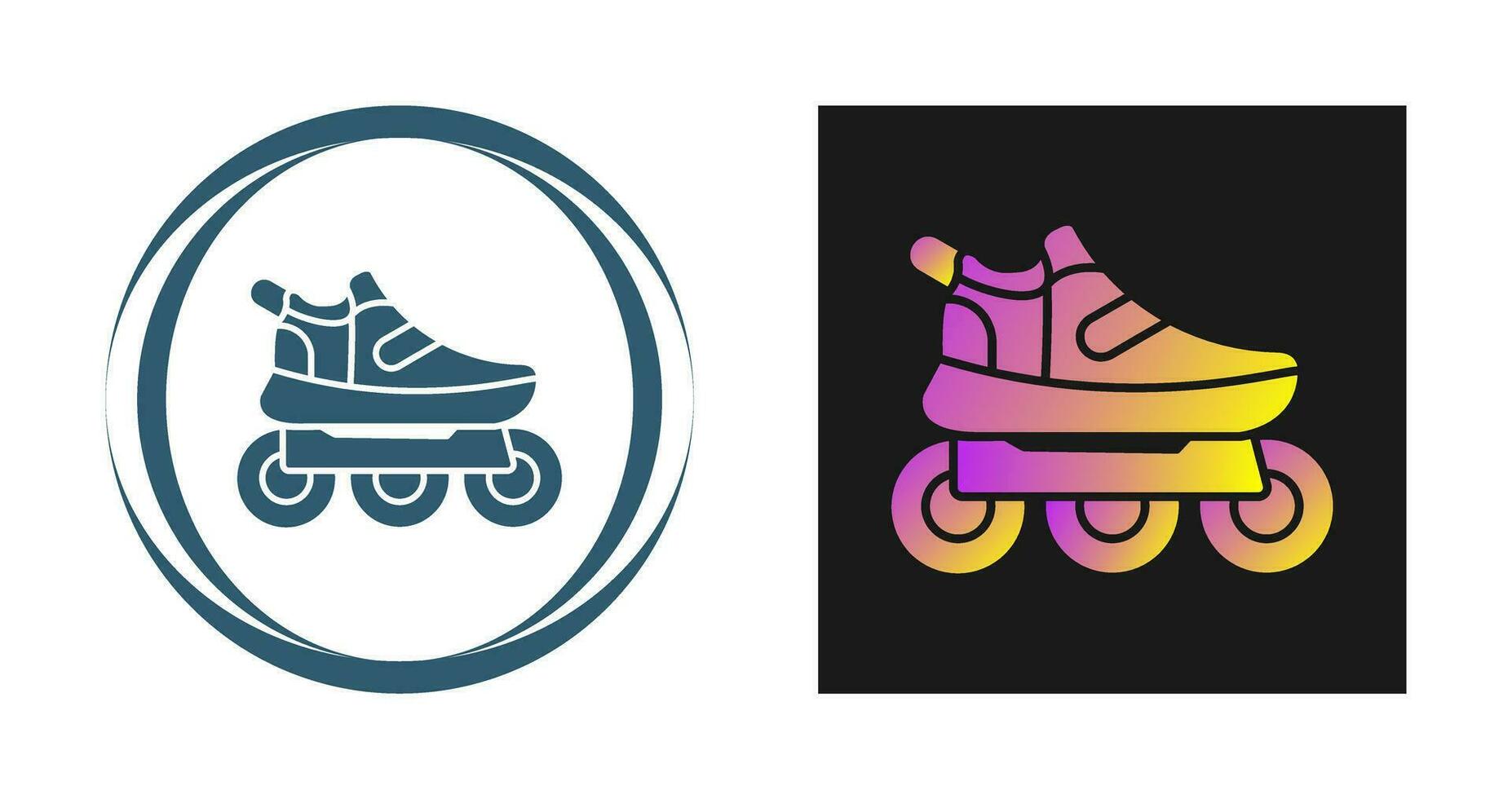 Roller Skates Vector Icon