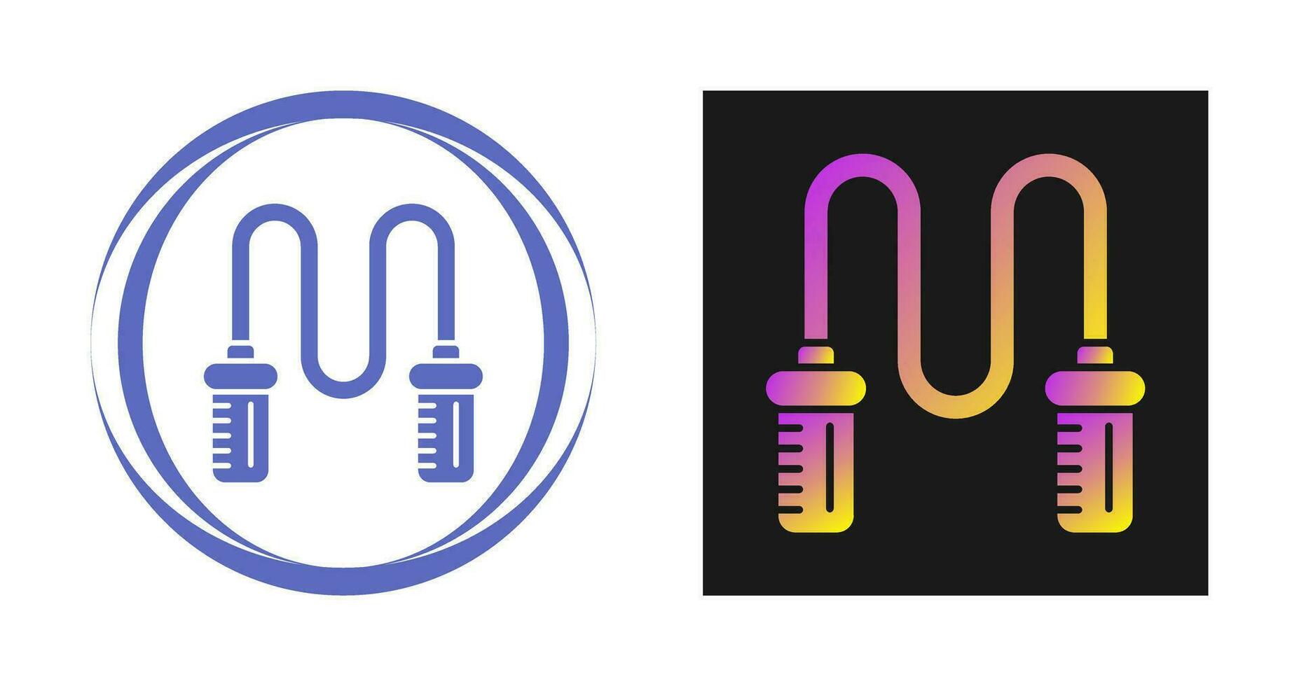 Jumping Rope Vector Icon