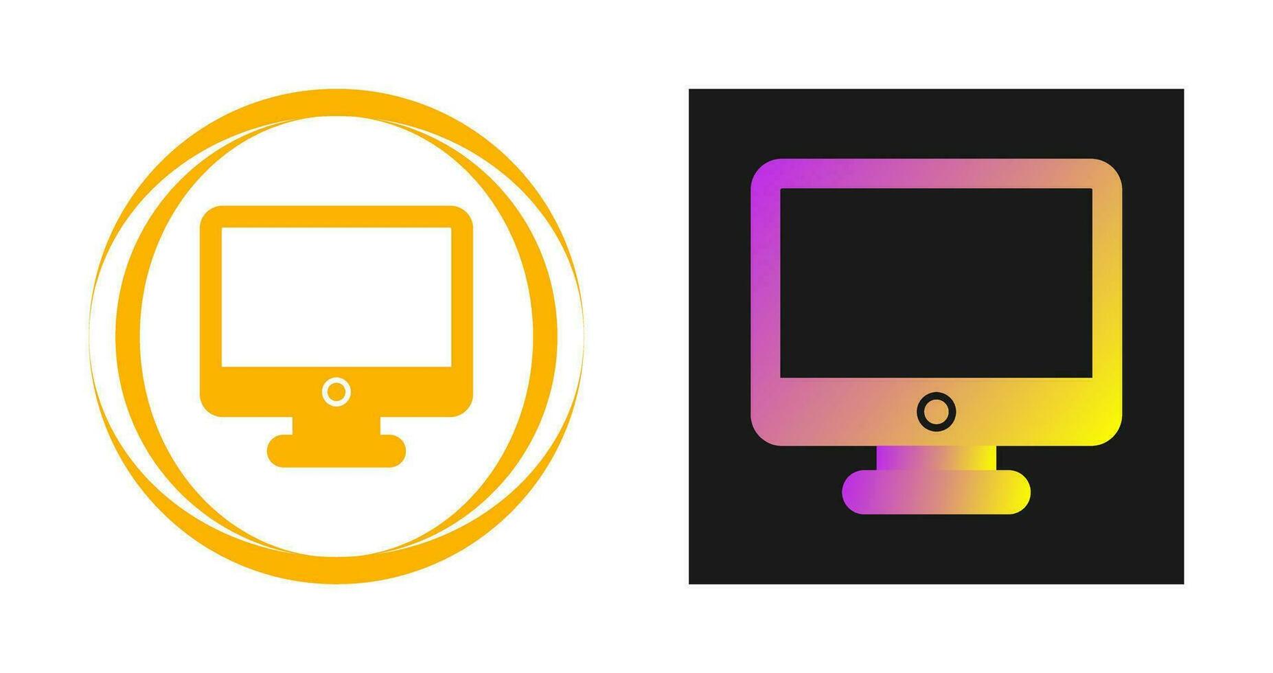 Monitor Vector Icon
