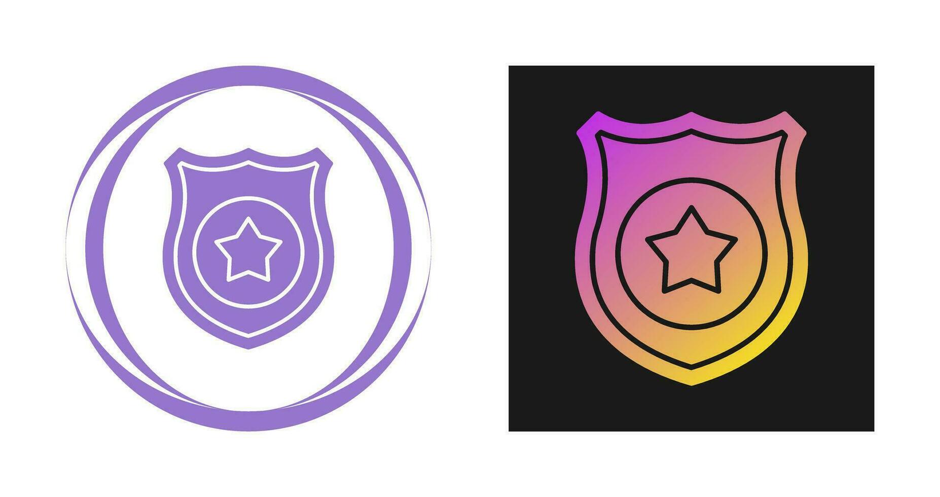 Police Shield Vector Icon