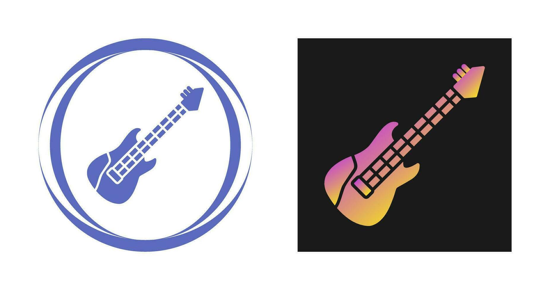 Electric Guitar Vector Icon