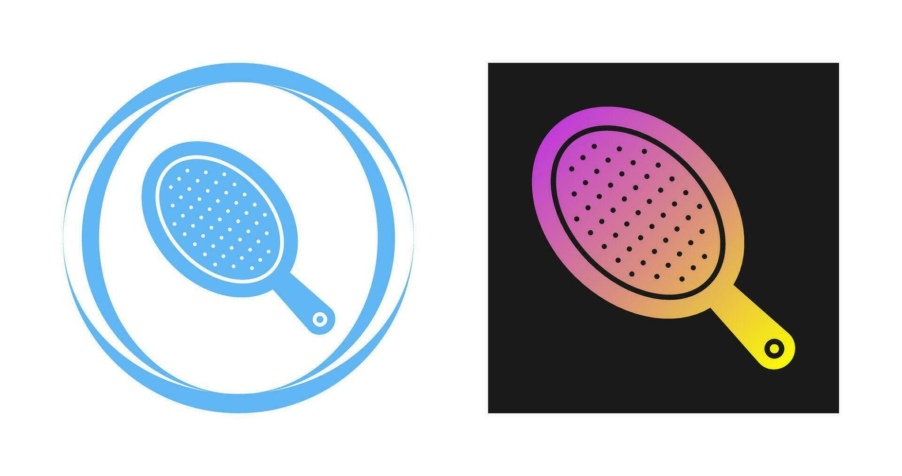 Hair Brush Vector Icon
