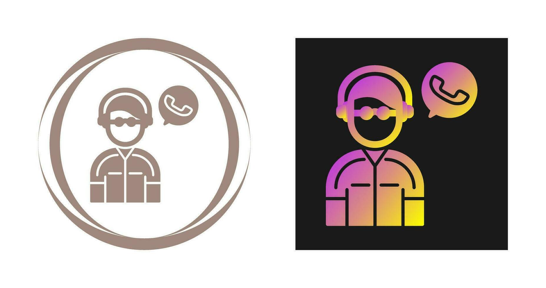 Contact Us Vector Icon