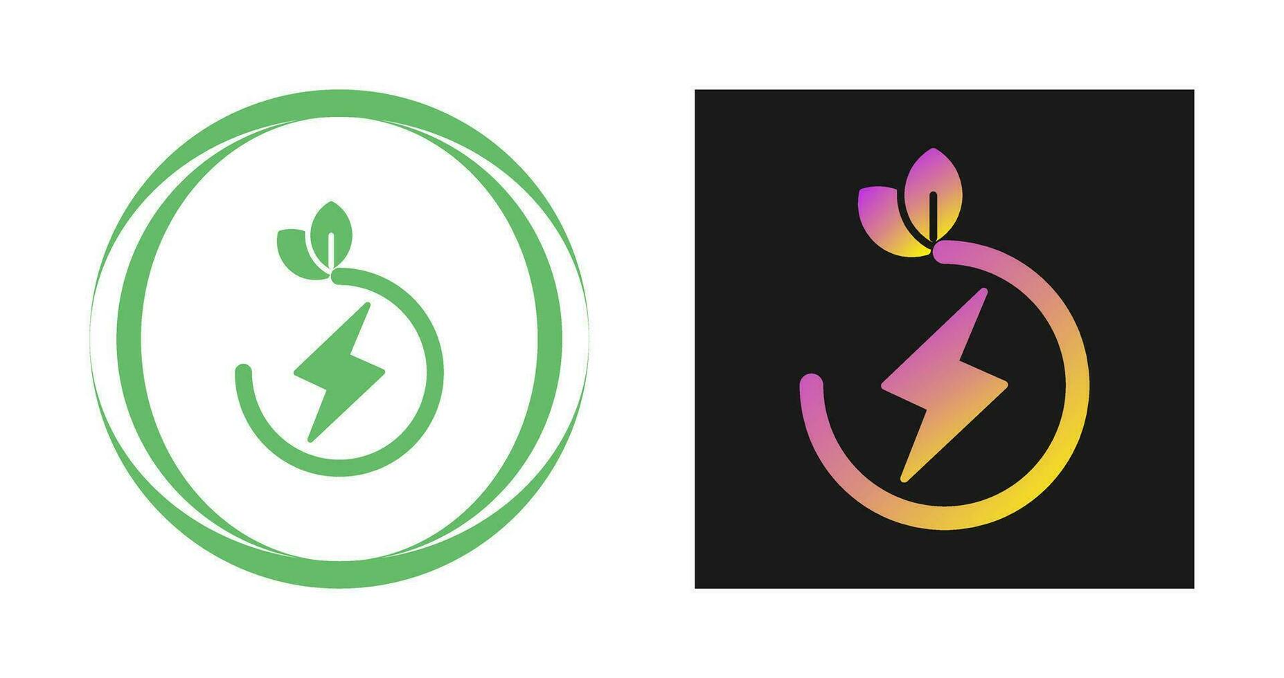Eco Energy Vector Icon