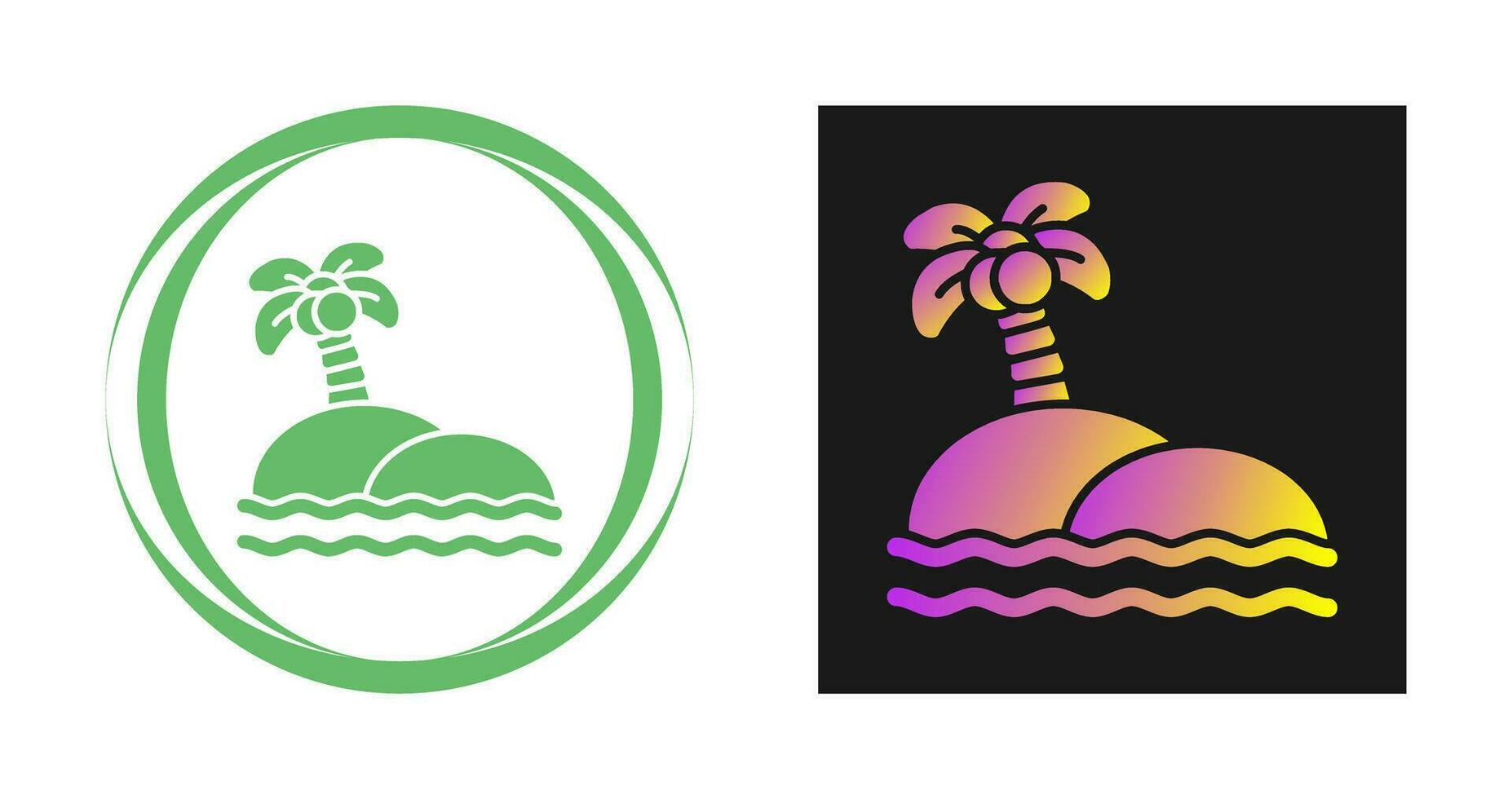 Island Vector Icon