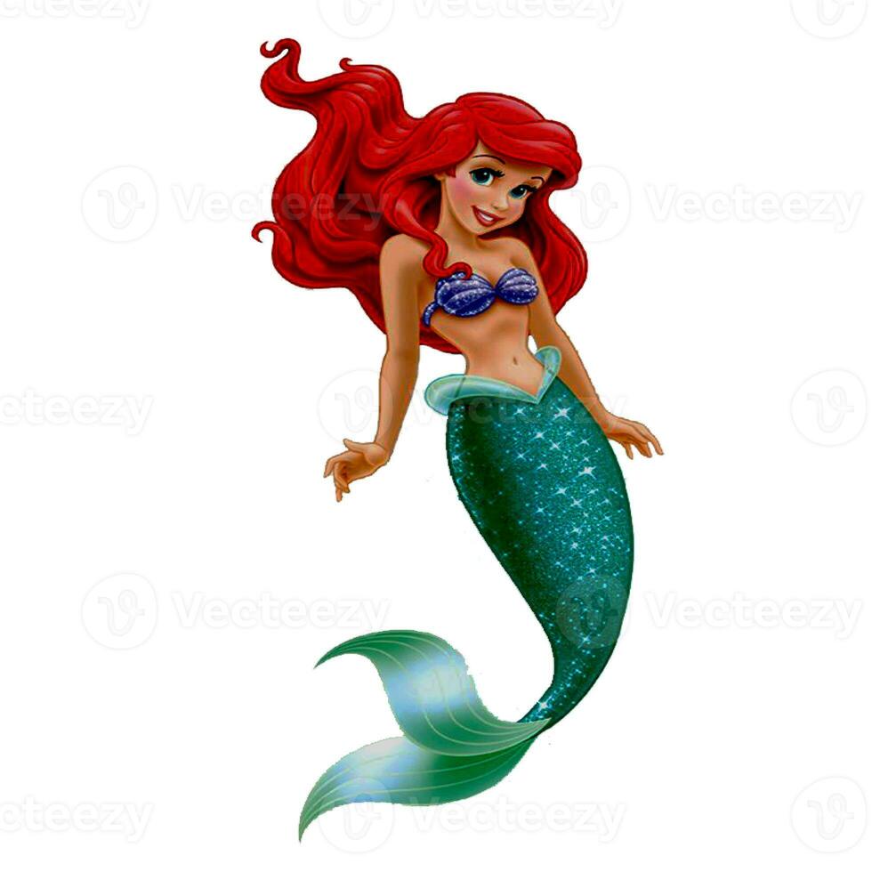 ariel platija beldad el pequeño sirena disney princesa foto