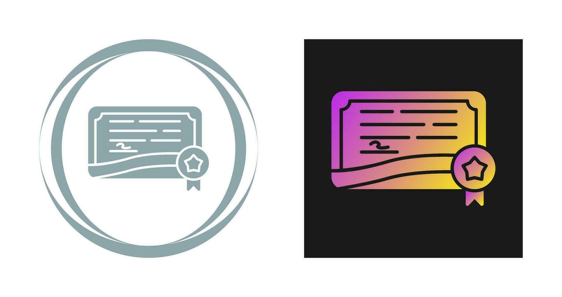 Certificate Vector Icon