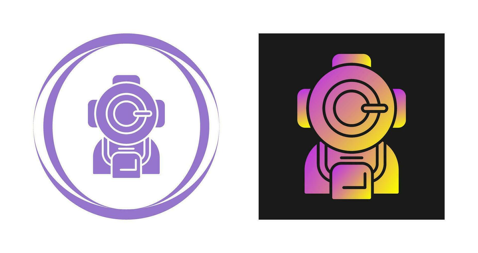 Diving Helmet Vector Icon